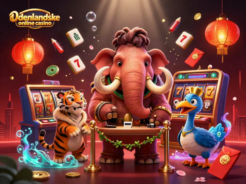 Experience the excitement of udenlandske online casino with vibrant characters and dynamic gaming elements.