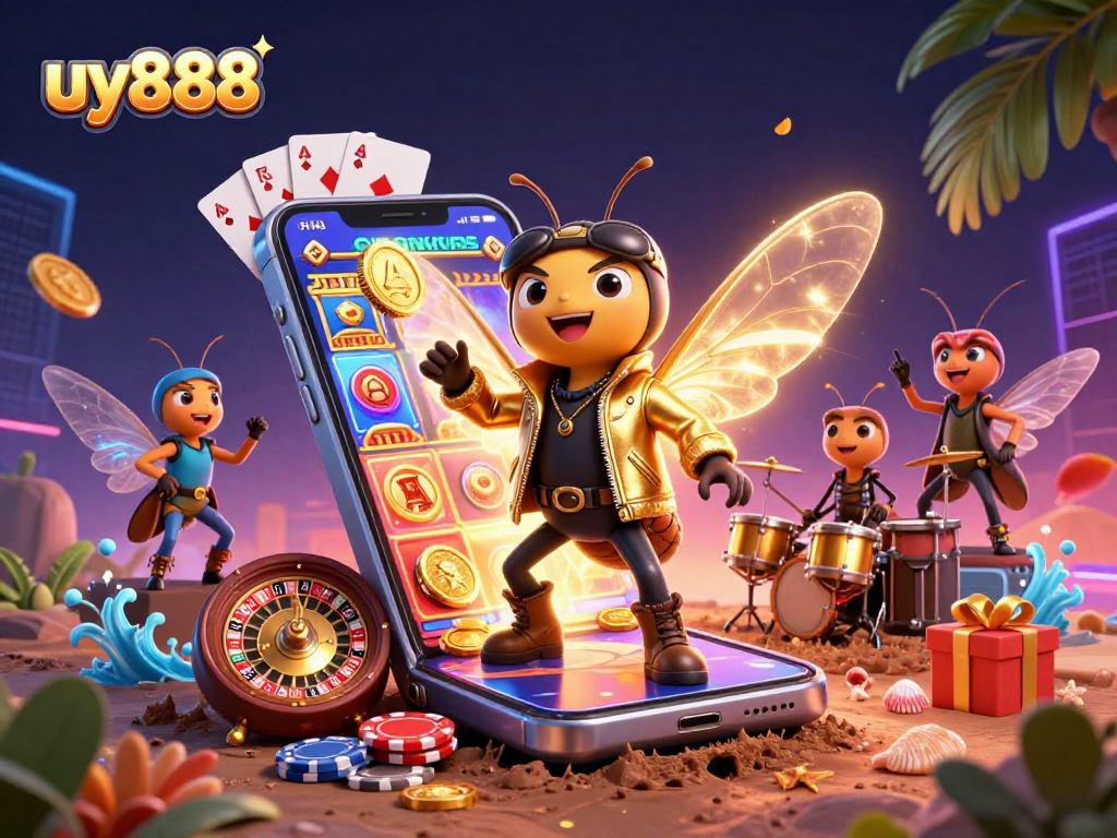 Experience thrilling gameplay at uy888 with vibrant slot games and engaging casino elements.